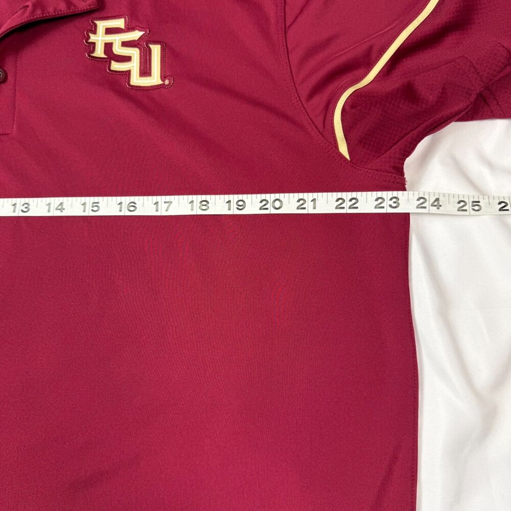 FSU Florida State Seminoles Nike Golf Performance Dri Fit Polo Shirt Logo Large - Picture 6 of 7